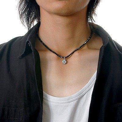 シルバーペアネックレス