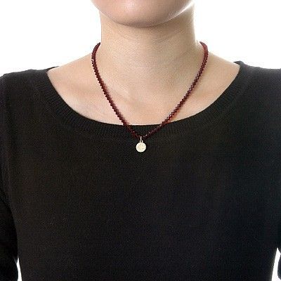 シルバーペアネックレス