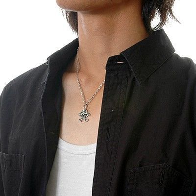 シルバーペアネックレス