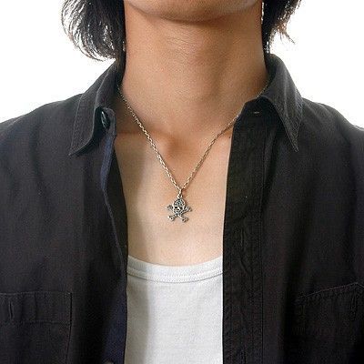 シルバーペアネックレス