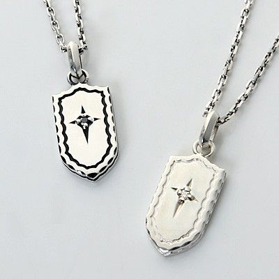 シルバーペアネックレス