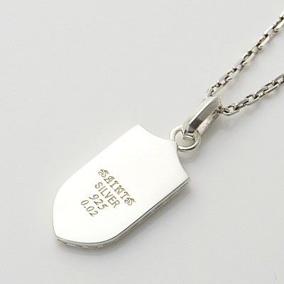 シルバーペアネックレス