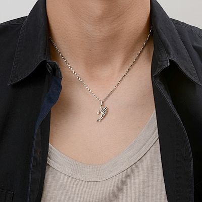 シルバーネックレス