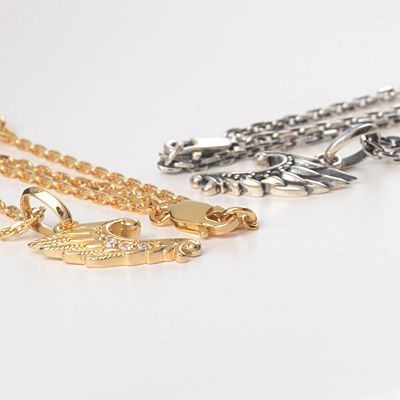 シルバーペアネックレス