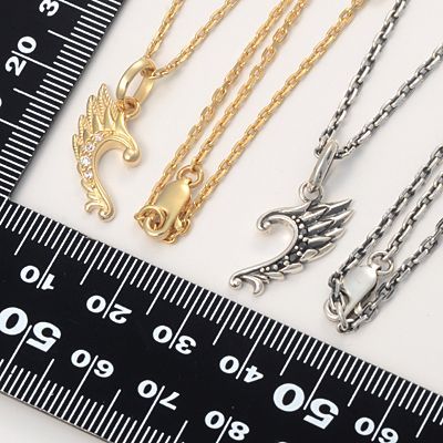 シルバーペアネックレス