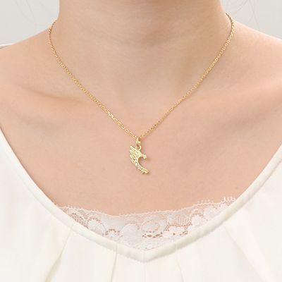 シルバーペアネックレス