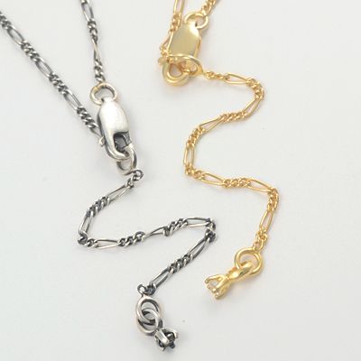 シルバーペアネックレス