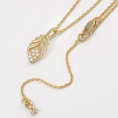 シルバーペアネックレス