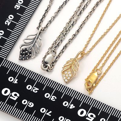 シルバーペアネックレス