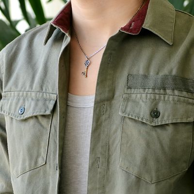 シルバーネックレス