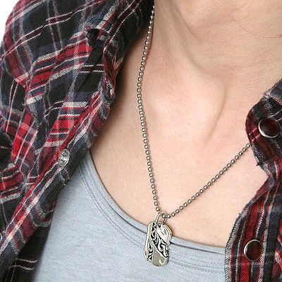 シルバーネックレス