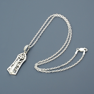 シルバーネックレス