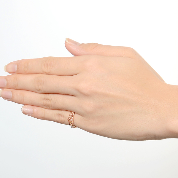 シルバーピンキーリング