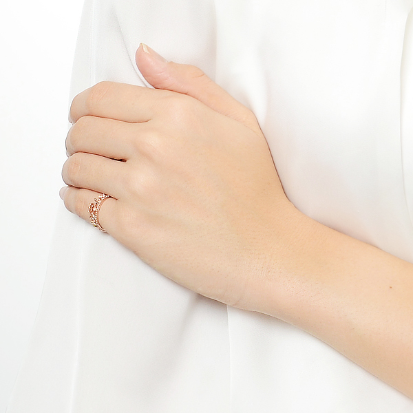 シルバーピンキーリング