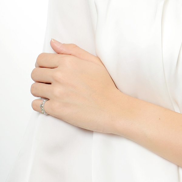 シルバーピンキーリング