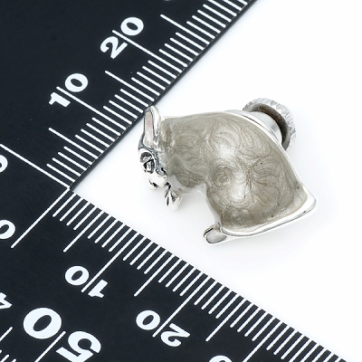 シルバーピンバッチ