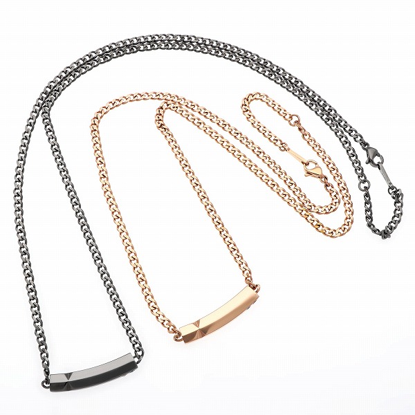 ステンレスペアネックレス