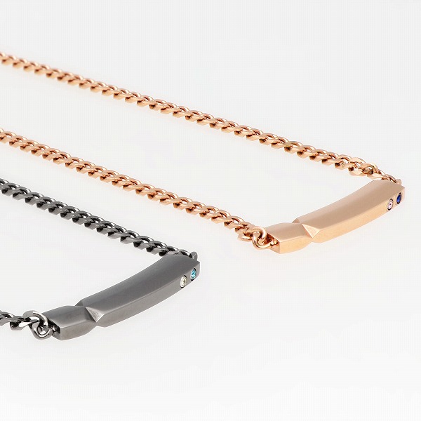 ステンレスペアネックレス