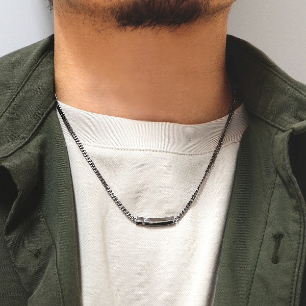 ステンレスペアネックレス