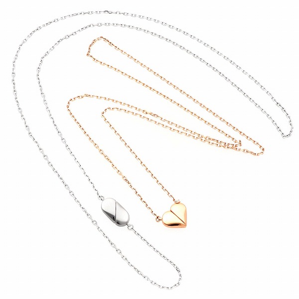 ステンレスペアネックレス