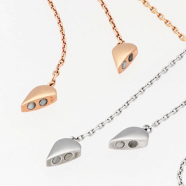 ステンレスペアネックレス