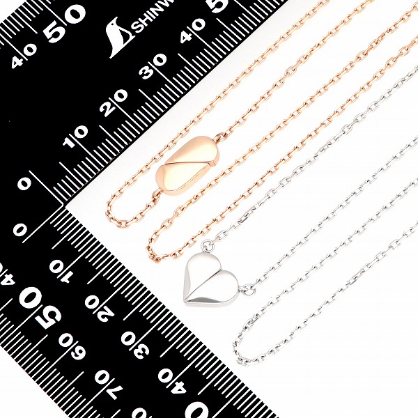 ステンレスペアネックレス