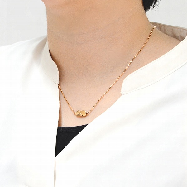 ステンレスペアネックレス