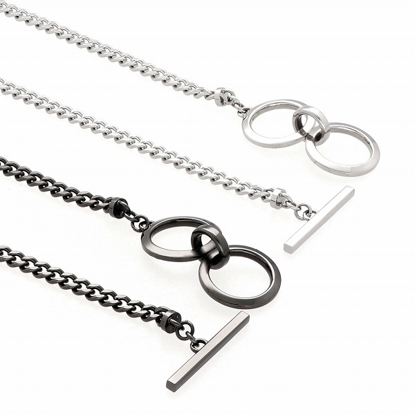 ステンレスペアネックレス