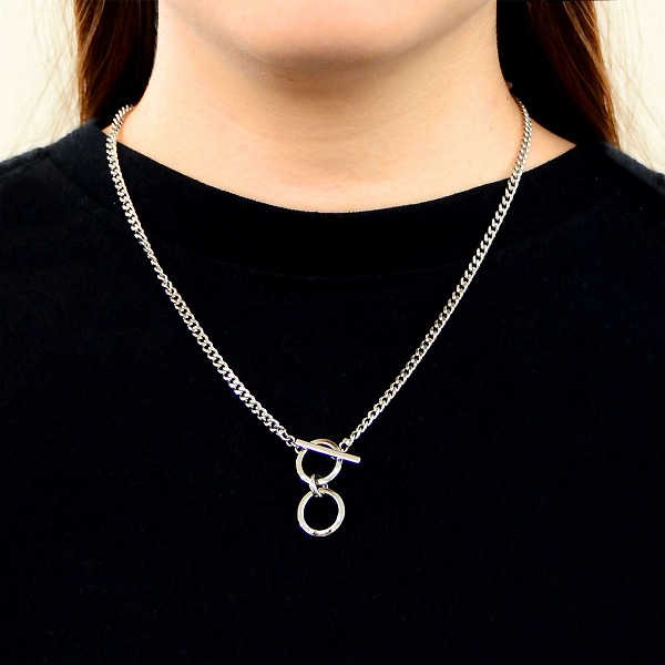 ステンレスペアネックレス