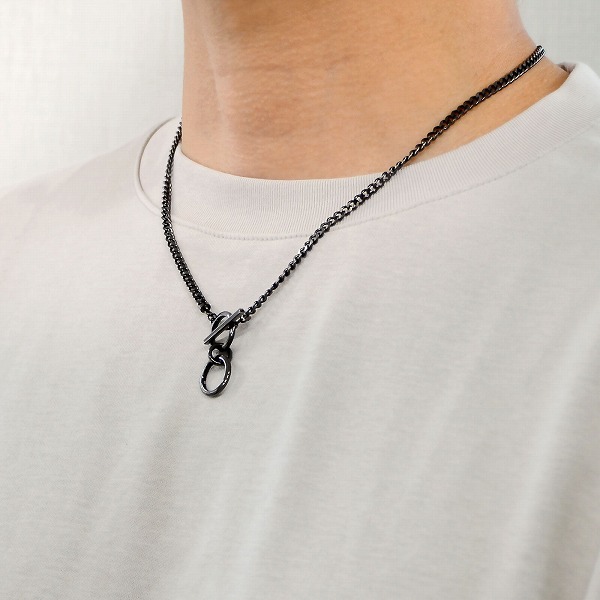 ステンレスペアネックレス