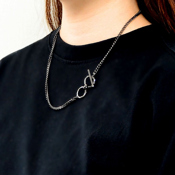 ステンレスペアネックレス