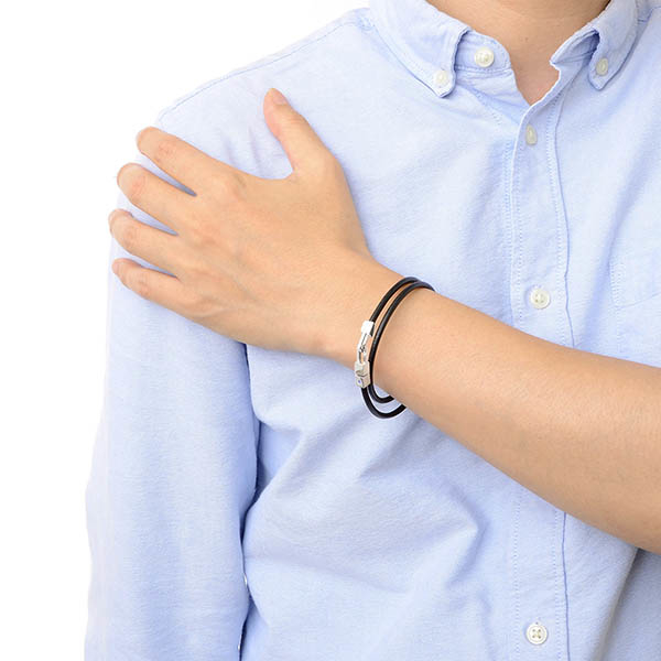 レザーペアブレスレット