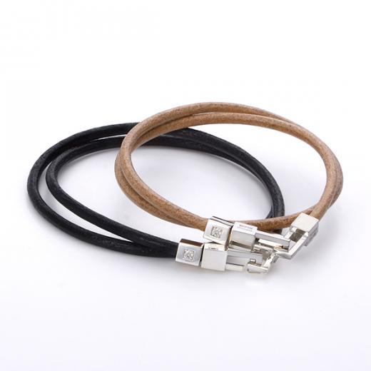 レザーペアブレスレット