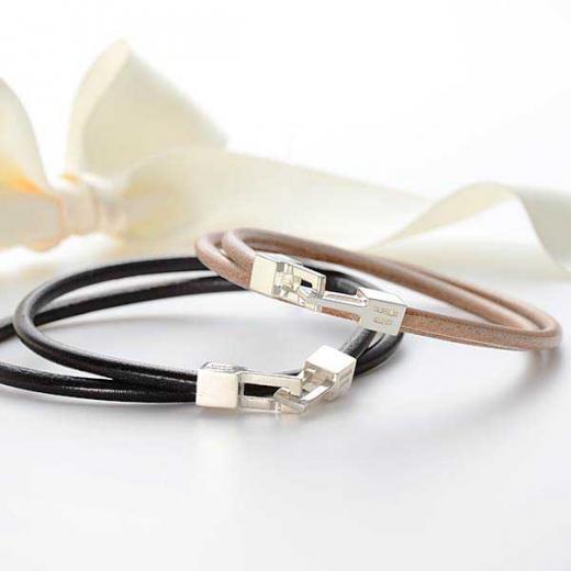レザーペアブレスレット