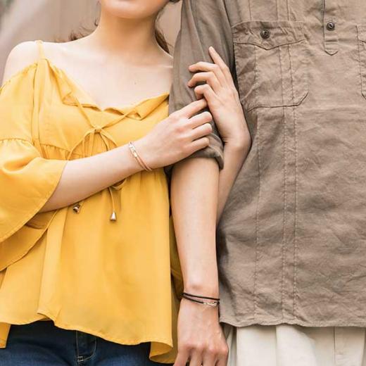 レザーペアブレスレット