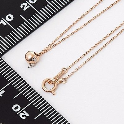 ピンクゴールドネックレス