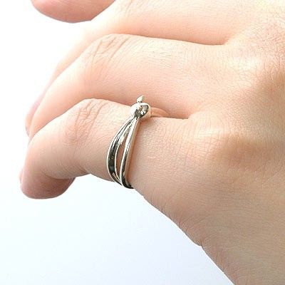 シルバーピンキーリング