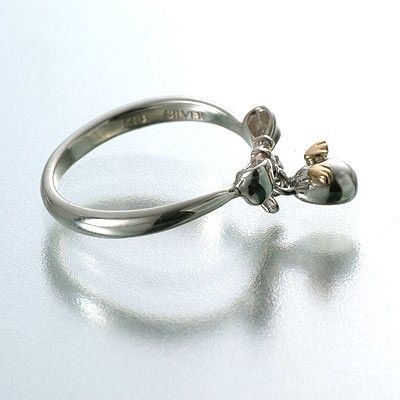 シルバーピンキーリング