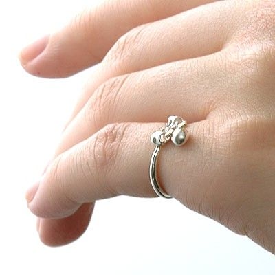 シルバーピンキーリング