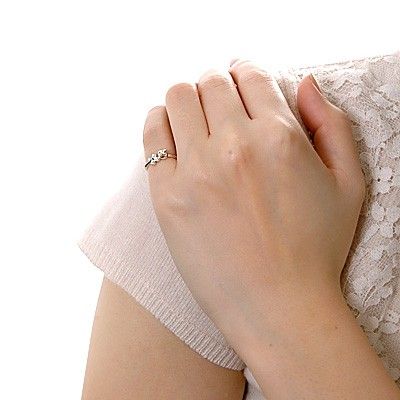 シルバーピンキーリング