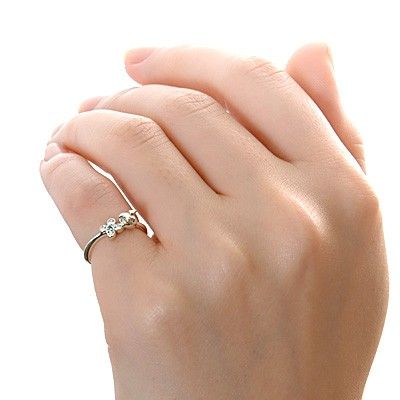 シルバーピンキーリング