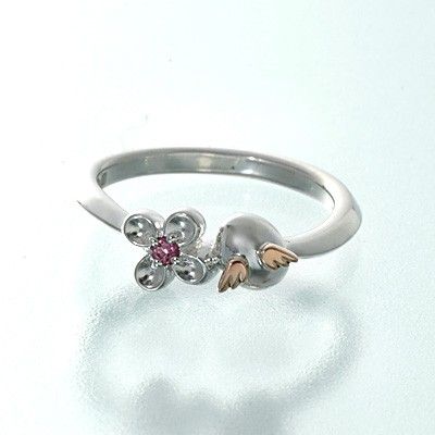 シルバーピンキーリング