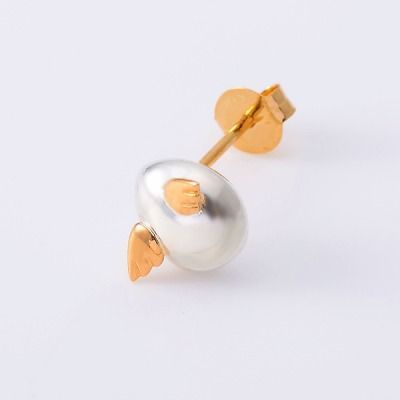 シルバースタッドピアス