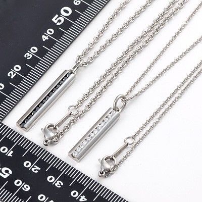 ステンレスペアネックレス