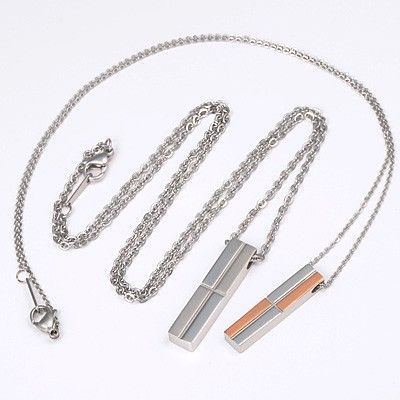 ステンレスペアネックレス