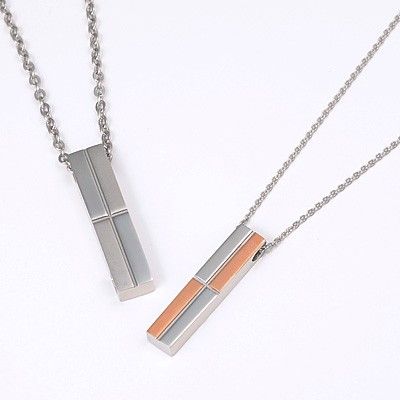 ステンレスペアネックレス