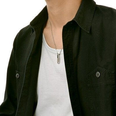 ステンレスペアネックレス