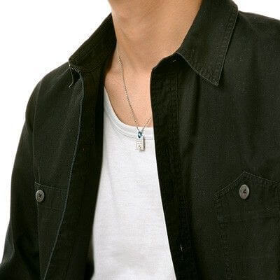 ステンレスペアネックレス