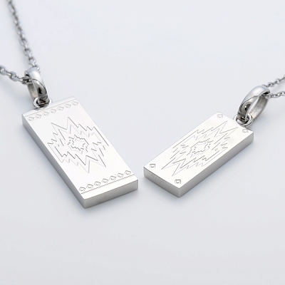 ステンレスペアネックレス