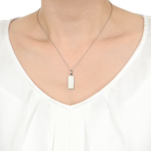 ステンレスペアネックレス